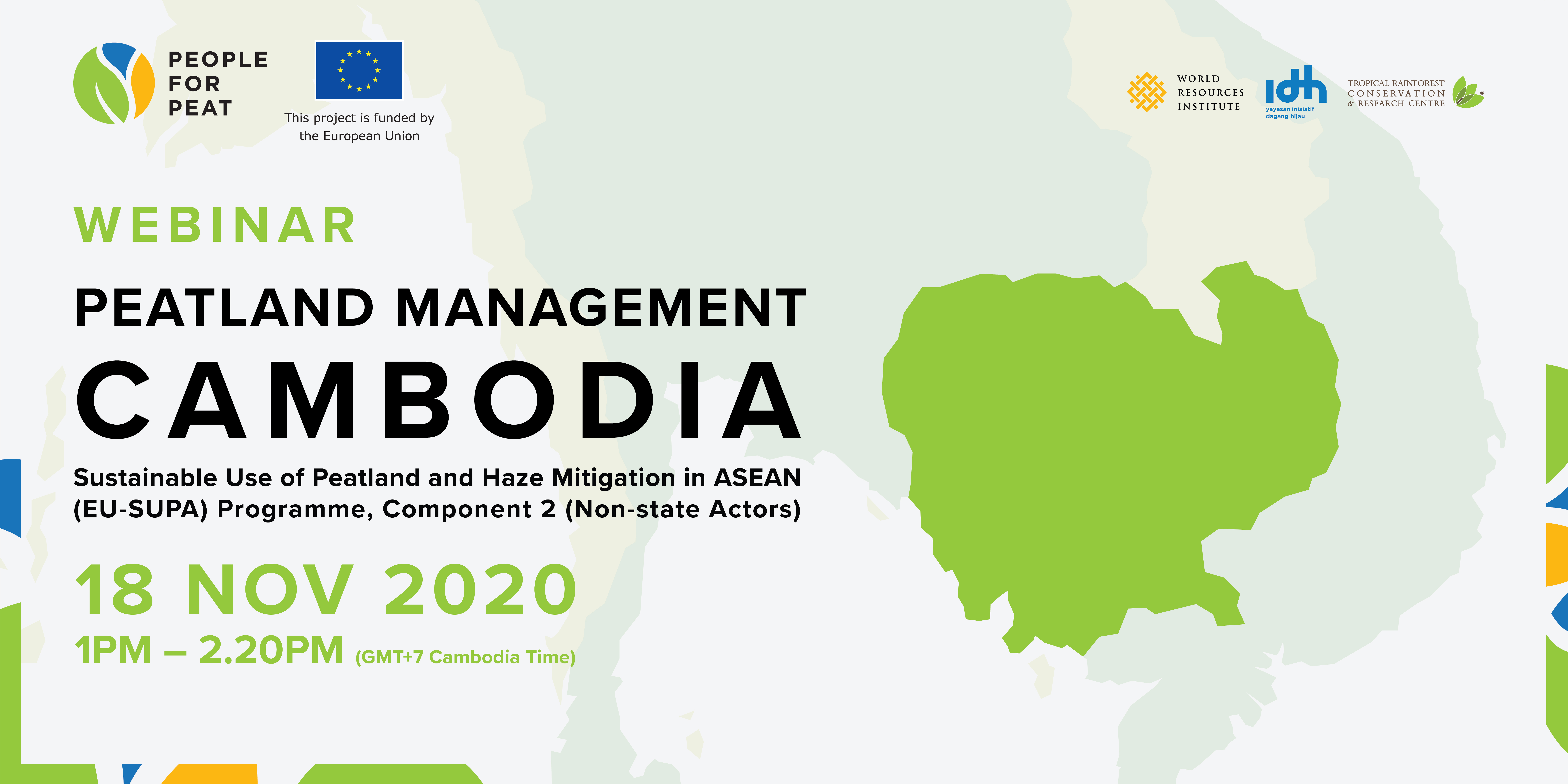 Conference of Parties and Webinar on Peatland Management Cambodia 18 November 2020
